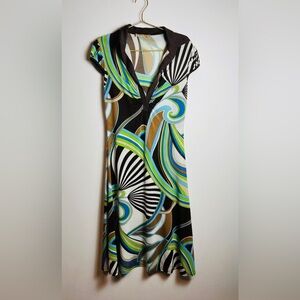 Maille Demoiselle Paris Sleeveless V-Neck Multicolor dress Women's 2